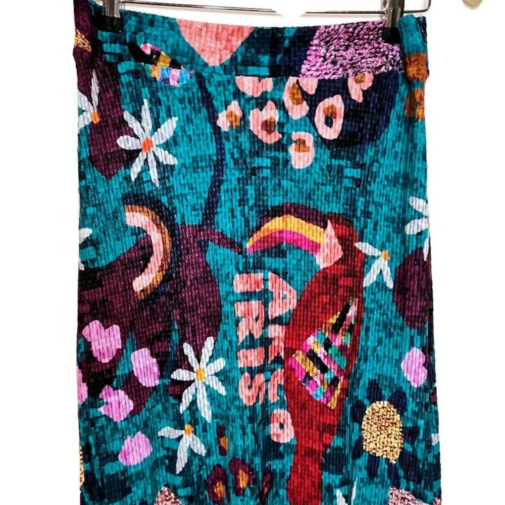 Farm Rio for Anthropologie Gabriella Knit Maxi Skirt Medium NWT - Picture 4 of 7